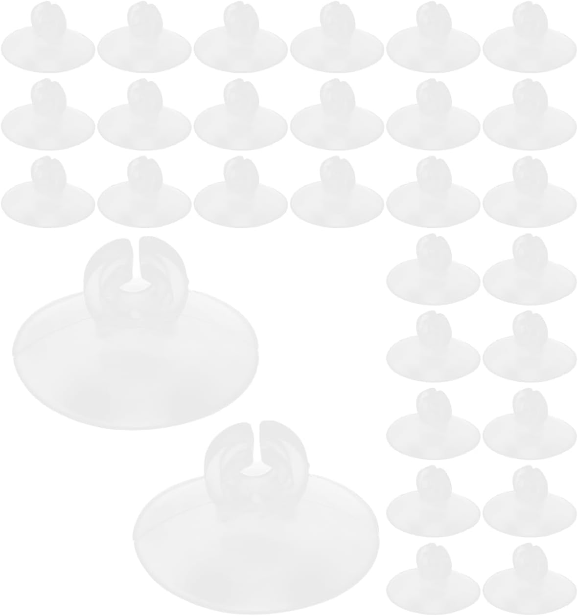 STOBAZA 100pcs Outdoor String Light Clips Suction Cup Light Holders for Christmas