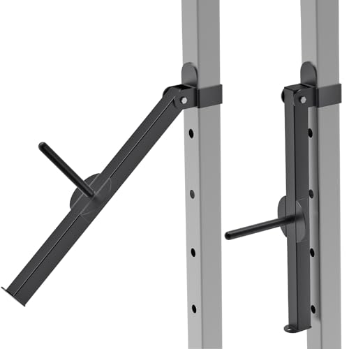 Image of Kipika Power Rack Attachment for 5 /8 inch & 1 inch Holes - Heavy Duty Home Gym Equipment for 2x2 or 3x3 Squat Rack, Adjustable and Easy to Install