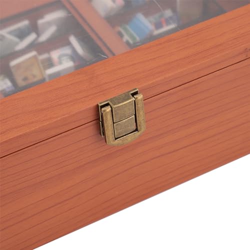 Estante Em Miniatura de Madeira, Agite Sua Ansiedade, Estante Em Miniatura para Livros, Presentes pa