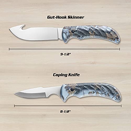 Knine Outdoors 4-Piece Hunting Knife And Saw Combo Set, Gut-Hook Skinner thumb #4
