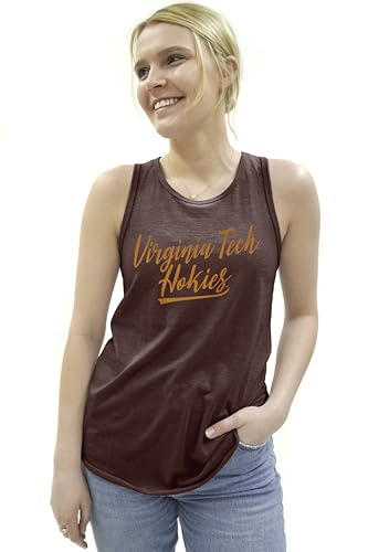Image of Blue 84 NCAA Womens NCAA Officially Licensed Women's Tank Top Tri-Blend Signature