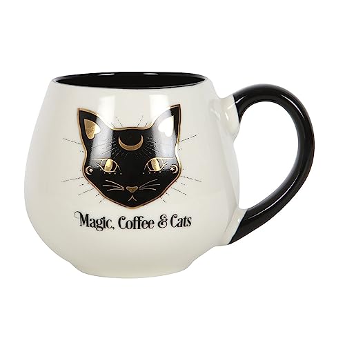 Something Different Wholesale Magic & Cats Halloween Mug, Gothic Witches Brew Ceramic Cup for Adults - Image 2