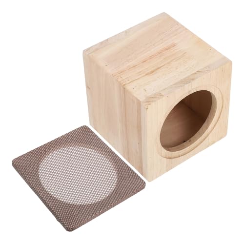 ELAYARD Caja de Altavoz de Madera Maciza para Automóvil Caja Acústica de 4 Pulgadas Diseño Práctico para Sistema de Audio del Vehículo Mejora Graves y Reduce Resonancia Adecuado para