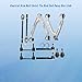LABLT ES800762 EV800609 10Pcs Front Upper and Lower Control Arm Ball Joint Tie Rod End Sway Bar Link LH & RH Replacement for Hummer H3 2006-2010