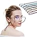 Borsgye 8PCS Eyeglass Rope Leather Velvet Strap Holder Chain Eyeglass Lanyard Sports Glass Cords Necklace Chain Fashion Accessories