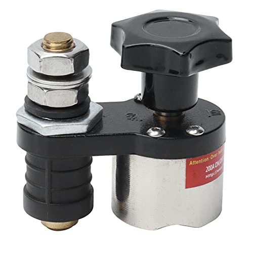 FLEXMAN Magnetic Welding Ground Clamp, Adjustable Switchable Holder Grounding Magnet Connector with On Off Switch for Industrial Welding Machine (MWGC1-200F)