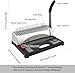 TIANSE Binding Machine, 21-Holes, 450 Sheets, Comb Binding Machines with Starter Kit 100 PCS 3/8'' Comb Binding Spines, Comb Binder Machine Book Maker Perfect for Letter Size, A4, A5 or Smaller Sizes