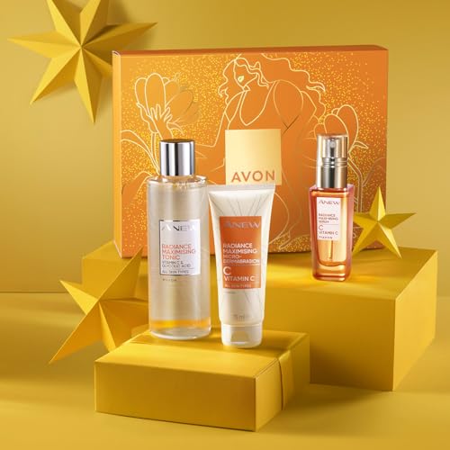 Avon Anew Skin Saviours Vitamin C Three Piece Gift Set including Radiance Maximising Serum 30ml - Image 2