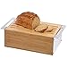 Produktbild WMF Gourmet Brotkasten 43 x 25 x 15 cm, Bambus, Brotdose, Brotbox mit abnehmbarem Schneidbrett,