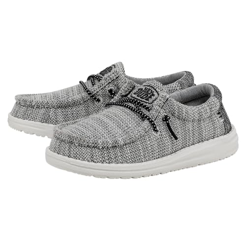 Hey Dude Unisex-Child Kids Wally Youth Stretch4