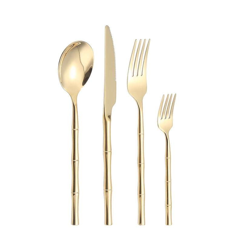 Set Cuchillos Cocina 4 Piezas Acero Inox