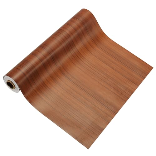 Image of PATIKIL Wood Grain Tape 12 inch x 32 ft, Self-Adhesive Wood Texture Repair Tape Realistic Wooden Effect Patch for Furniture Cabinets Floor Walls, Yellow Wood