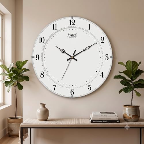 Image of Ajanta 11 Inch Designer Wall Clock Tic TOC Analog Clock for Home