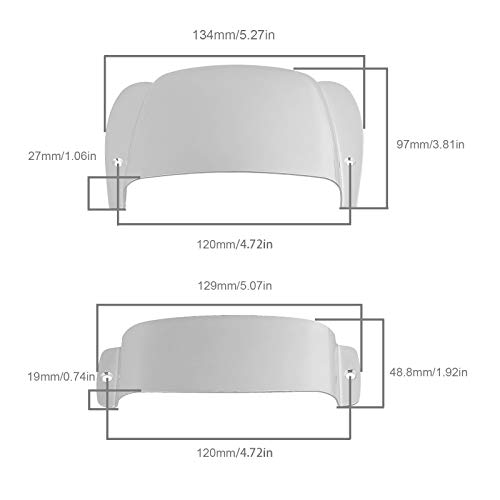 Zilveren Gitaar Bridge & Pickup Plaat Beschermhoes Set met Schroeffittingen Fit voor PB Bass Verchroomd - Image 6