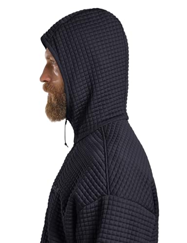 Jack Wolfskin Herren Sweatjacke mit Kapuze und Reißverschluss Mogari Hooded Full Zip atmungsaktiv leicht elastisch für Männer Outdoor und… – Ansicht 3