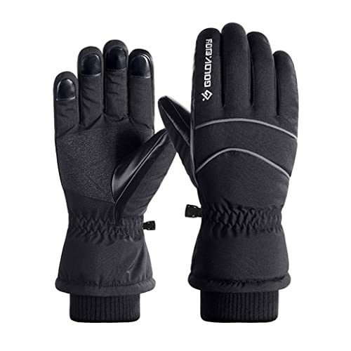Image of Calandis Winter Warm Gloves Touch Screen with Reflective Logo Anti-Slip for Outdoor Black L Sk21 | Gloves | Cycling Clothing | Cycling