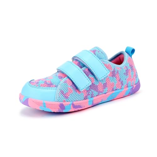 Immagine prodotto: GemChve Scarpe a Piedi Nudi per Bambini Ragazzi e Ragazze Barefoot Scarpe da Passeggio Minimaliste Outdoor Scarpe da Trail Running Scarpe da Interno Blue Purple 28 EU