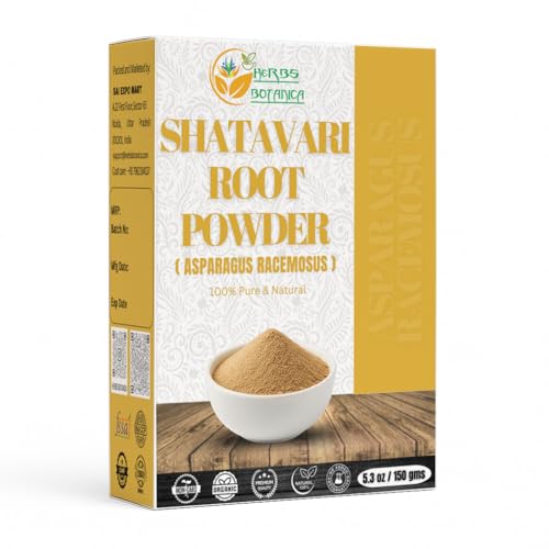 Herbs Botanica Shatavari Powder Natural Asparagus Racemosus for Lactation Breastfeeding