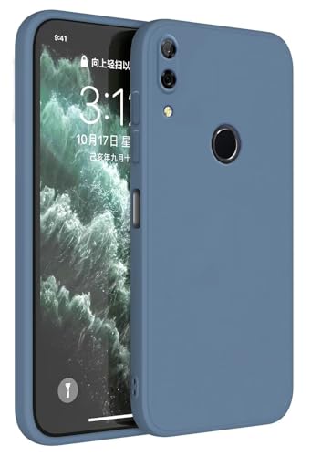 Topme Funda para Huawei P Smart Z/Honor 9X (6.59' Inches) Carcasa Caja Case Estuche, Funda Protectora de Piel de Silicona TPU - Lavanda Gris