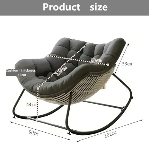 Fauteuil à bascule grand format pour soulager le dos après le travail - 2