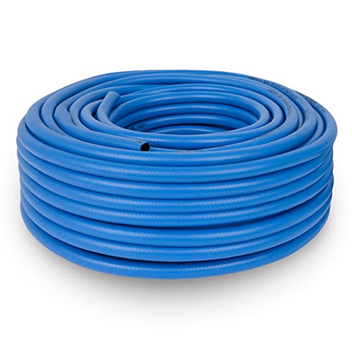 EBERTH Manguera de aire comprimido 50 m de longitud, manguera de compresor con 6 mm x 11 mm de diámetro (interior x...