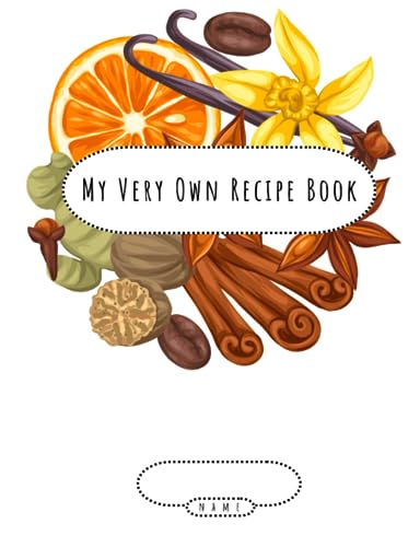 Your Very Own Recipe Book I Blank Template I 100 Pages I Included Measurement Conversion Sheets: Write On Paper I Space Saving Size I 7.5” x 10” image 2