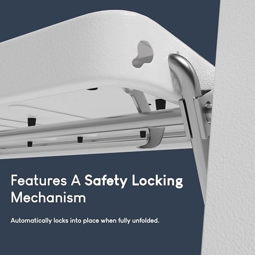 Home Vida® 4 Schritt Leiter, Heavy Duty Stahl, faltbar, tragbar mit Antirutschmatte