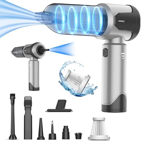 Aspirapolvere senza fili, 20000Pa Aspirapolvere Auto 4 in 1 Aspir...