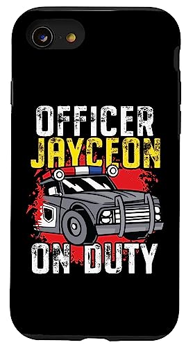 iPhone 11 Pro Police Officer Jayceon On Duty - Personalized Police Car Case