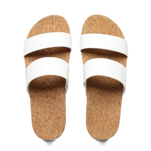 Image of Yozuru Womens Platform Sandals with Arch Support Slip on Slides Comfortable Summer Beach Sandals Cork Footbed Cushion Wedge Sandals for Women