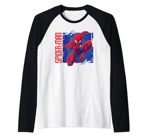 Spider-Man T-shirt rouge style baseball pour look streetwear