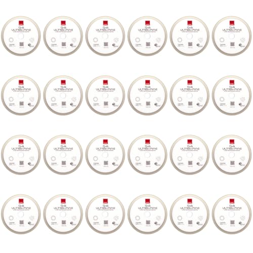 Image of RUPES 9.DA150S Pack of 24 White D-A Ultra-Fine Polishing Foam Pads 150mm | Ideal for Paint Correction & Gloss Enhancement | Extremely Fine Defect Removal | Compatible with 5 inch Backing Plate