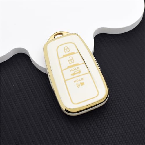 Etui clé auto TPU 4 boutons compatible Toyota RAV4 Prius - 3