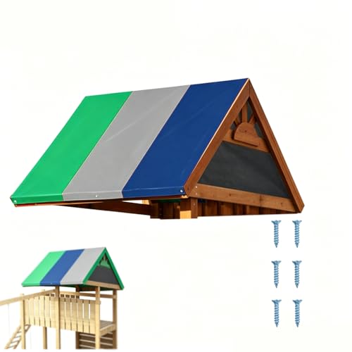 Bâche de rechange pour balançoire multicolore 132x226 cm