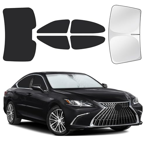Image of for Lexus ES 2018-2025 Car Window Shades, 6pcs Privacy Sun Shade Set for Front Windshield Side and Rear Windows, Full Window Covers Keeps Vehicle Cool for Camping Napping