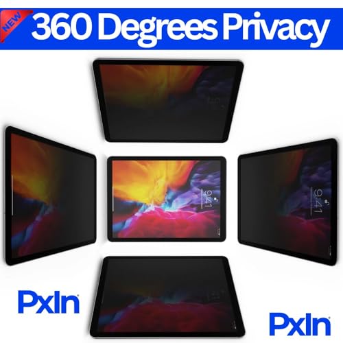 Image of Pxin Tablet Privacy Guard compatible with Samsung Galaxy Tab A9+ | Privacy screen protector | Anti Glare | Anti Spy | Reduces blue light | Self healing from scratches | Eye Protection