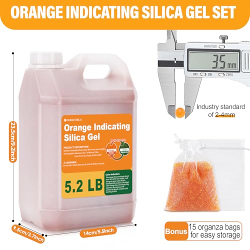 Absorbeur d'humidité gel de silice orange pour documents - 3