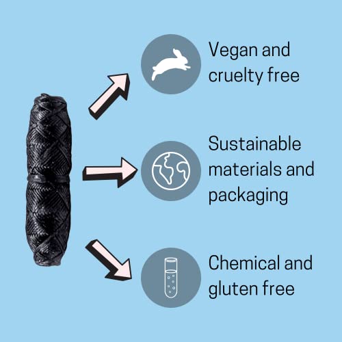 Kiba Bamboo Charcoal Floss 3 Piece Refill Set (3 X 30M Dental Floss Refills) - Eco Friendly Floss W/Candelilla Wax - Mint - Vegan #TOP2