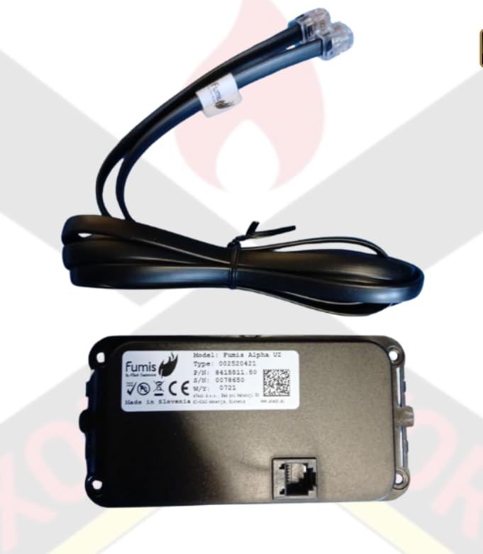 Panello comandi F.ALPHA easy flat nero ORIGINALE PALAZZETTI cod. 895736360