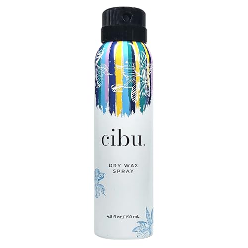 Cibu Dry Wax Spray - Flexible Hold - Alcohol-Free Long-Lasting Hair Styling Spray for Effortless Texture & Definition - Non-Greasy Formula with Glycerin - 4.5oz