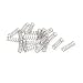 uxcell Compression Spring,304 Stainless Steel,3mm OD,0.3mm Wire Size,10mm Free Length,Silver Tone,20Pcs