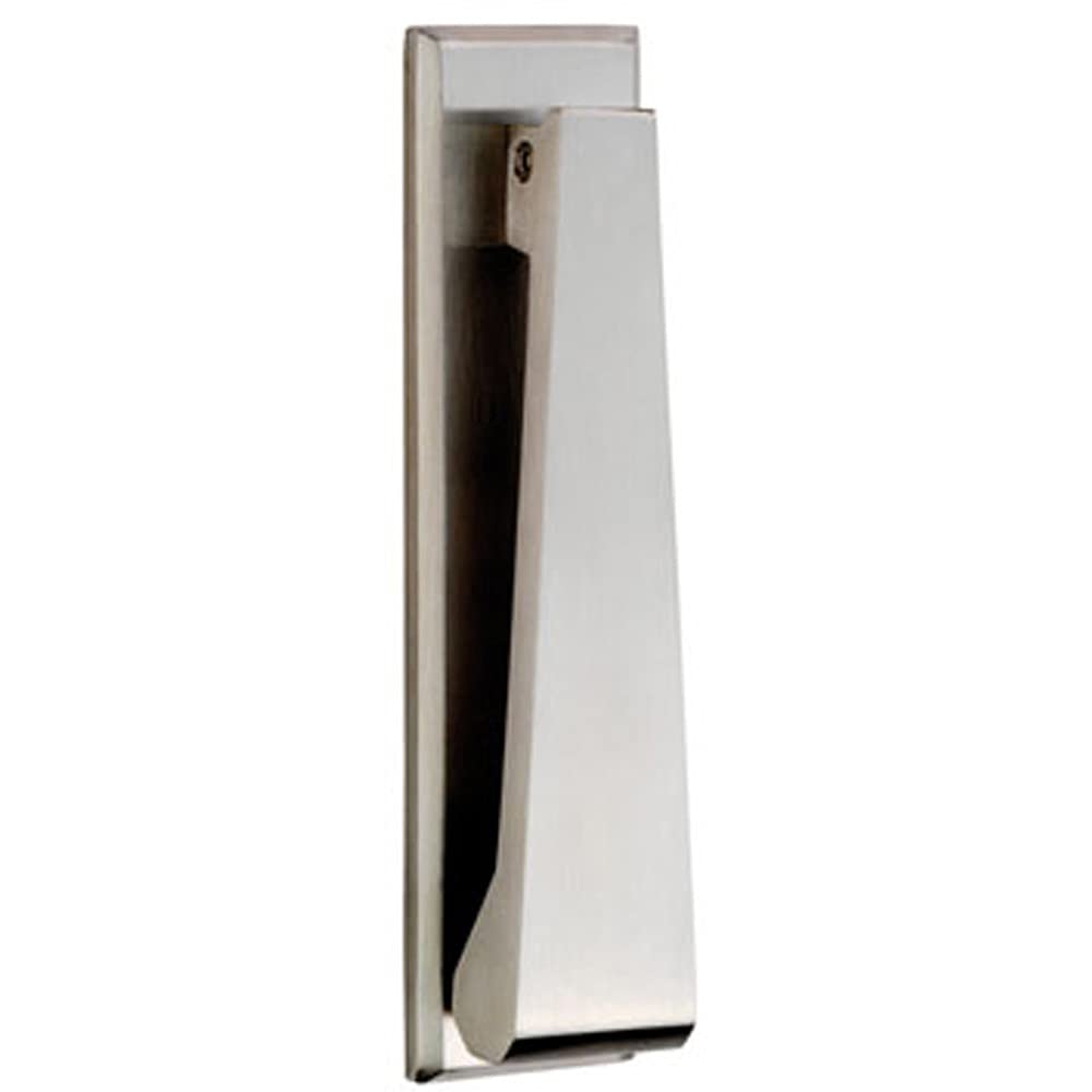 Loops Slimline Contemporary Door Knocker - 128mm Fixing Centres- Satin Stainless Steel | External Door Knocker - Front Door Furniture - Ornate Porch Heavy Knocker