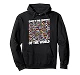 Flags Of The Countries Of The World International Earth Day Pullover Hoodie
