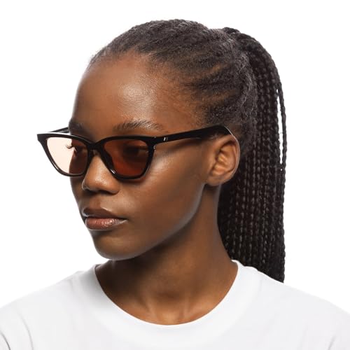 Le Specs Unfaithful Sunglasses Black/Cinnamon Tint3