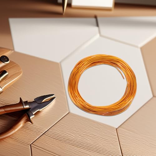 Alambre de aluminio flexible BESPORTBLE dorado para manualidades creativas 4