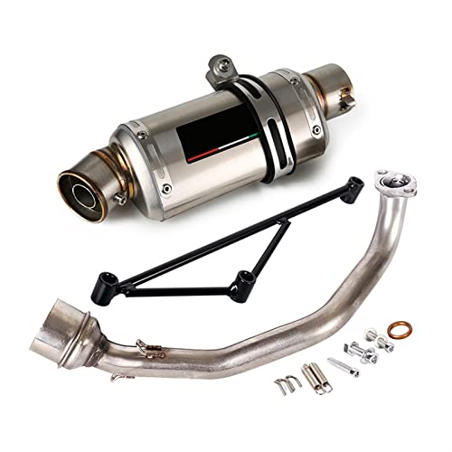 Tubo de escape 51mm para Yamaha GY6 125cc 150cc con silenciador slip on