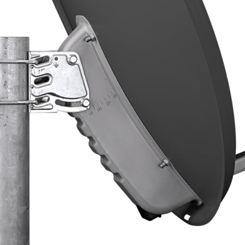 TELESTAR DIGIRAPID 60 A V2 – Antena parabólica satélite (60 cm, Aluminio, Brazo de alimentación Estable Gris Pizarra - imagen 3