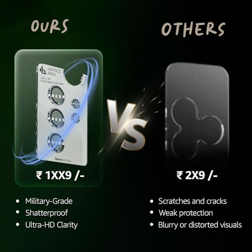 Image of Lensarmor Compatible with S26 Ultra Silver Shadow Camera Lens Protector (2 Pack) - Premium 9H Tempered Glass, Military-Grade Protection, Ultra-Clear Transparency & Case-Friendly Design