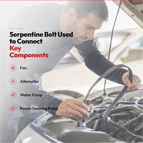 Image of K060714 Serpentine Drive Belt Compatible with Chevy Silverado