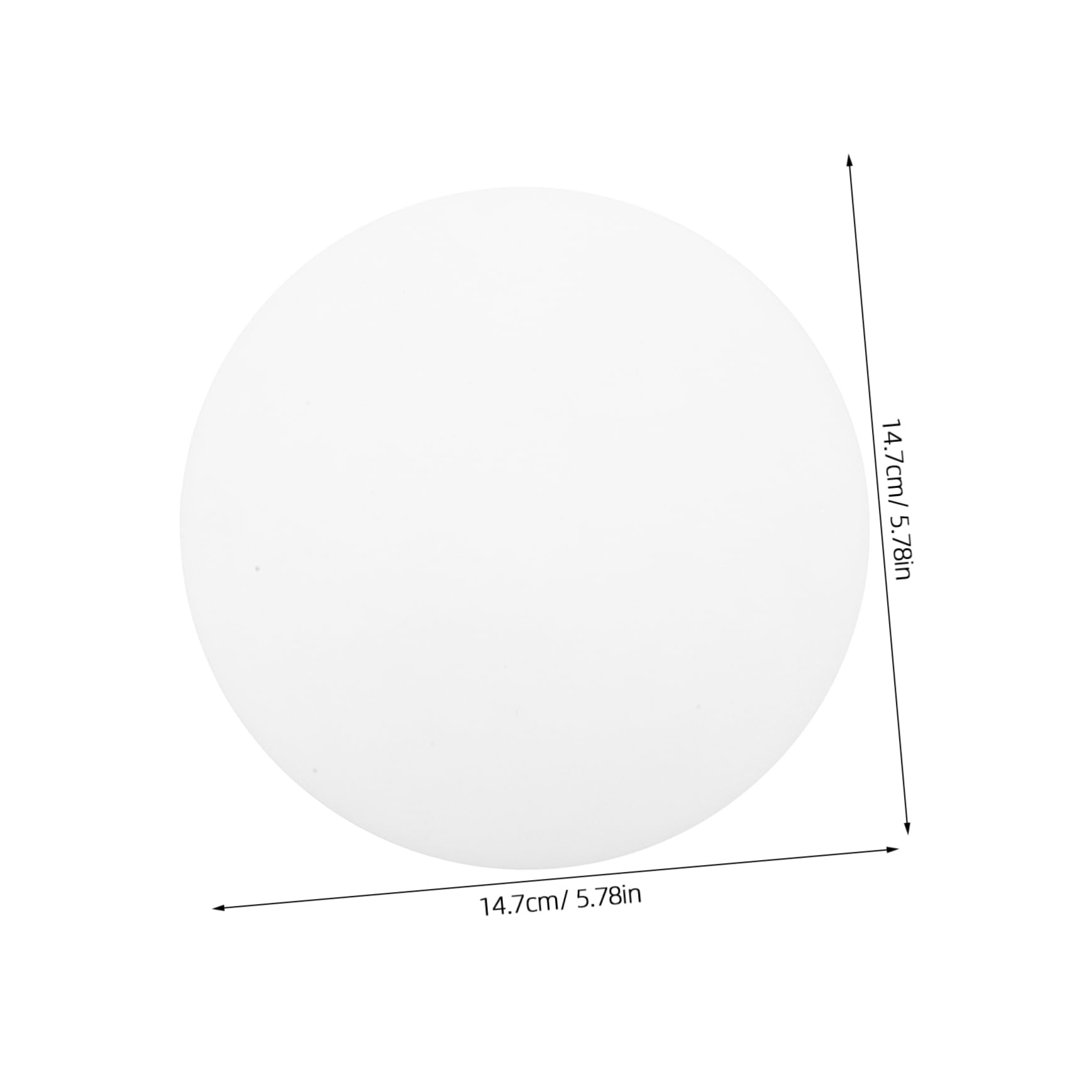 POPETPOP Led Downlight Diffusion 6 Pcs Flat Pc Light Diffuser Sheets Ceiling Light Shield Spotlight Lampshade Diffuser Plate